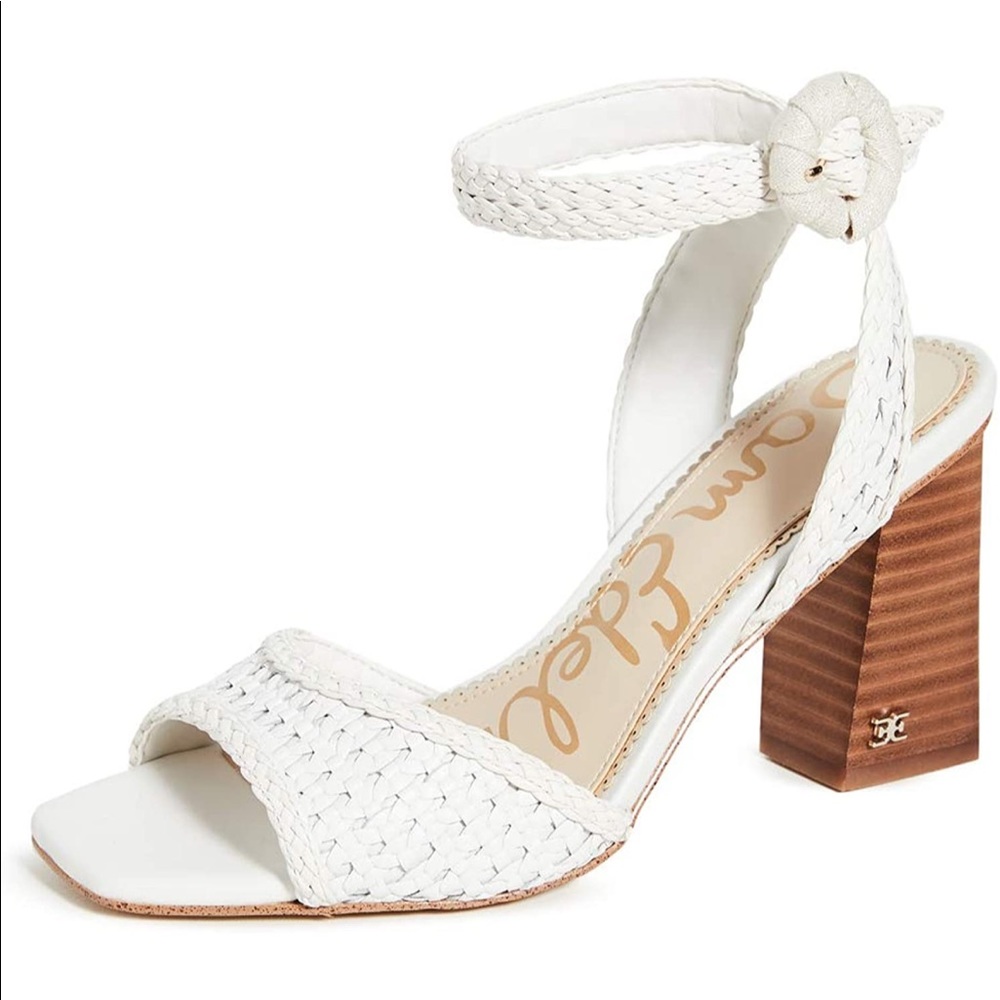 Sam Edelman white chunky sandal 7.5 🤍